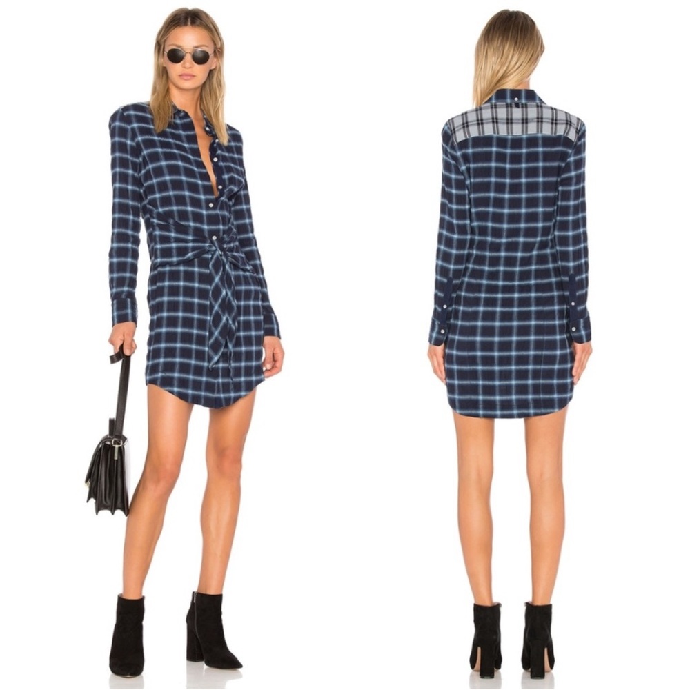 Rag & Bone Sadie Plaid Dress Size Small